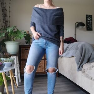 Express Cowlneck Knit